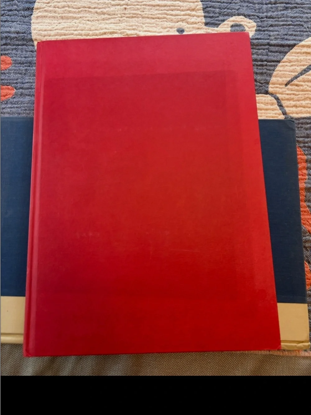 The New York Times Page One Red Large Hardcover Coffee Table Book.